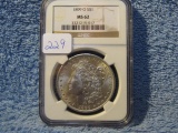 1899O MORGAN DOLLAR NGC MS62