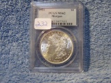 1921 MORGAN DOLLAR PCGS MS62