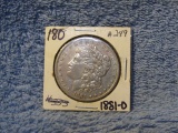 1881O MORGAN DOLLAR XF