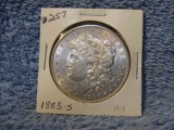 1885S MORGAN DOLLAR AU