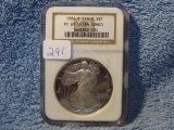 1986S SILVER EAGLE NGC PF69 ULTRA CAMEO