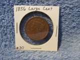 1856 LARGE CENT XF