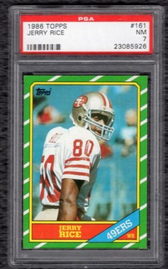 1986 Jerry Rice PSA 7