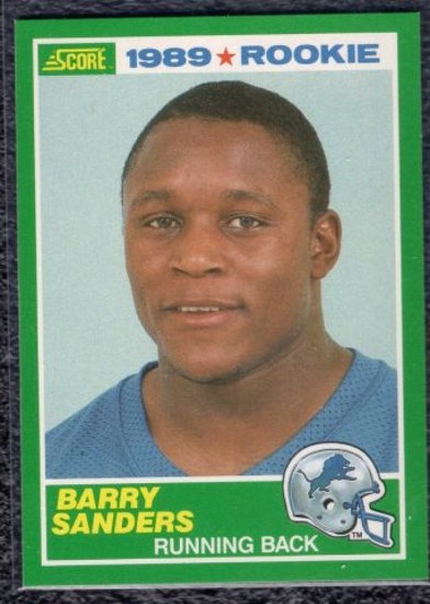 1989 Score Barry Sanders