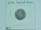 1876 SEATED DIME XF