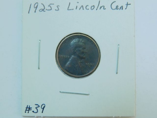 1925S LINCOLN CENT XF