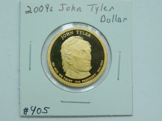 2009S JOHN TYLER DOLLAR PF