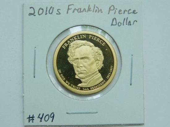 2010S FRANKLIN PIERCE DOLLAR PF