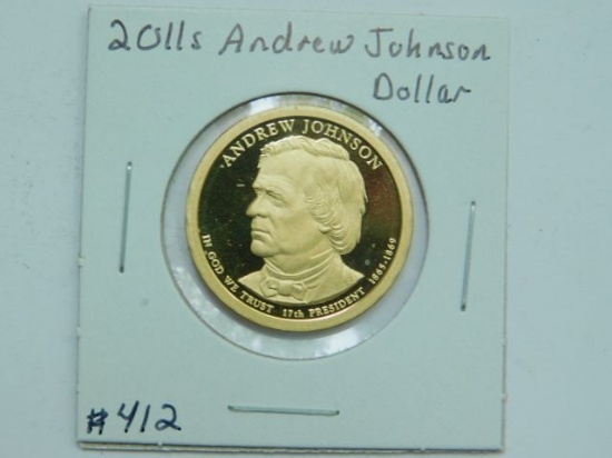 2011S ANDREW JOHNSON DOLLAR PF