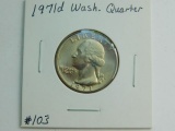 1971D WASHINGTON QUARTER BU