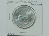 2018 SOUTH AFRICA 1-OZ. .999 SILVER KRUGERRAND BU