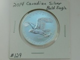 2014 CANADIAN SILVER BALD EAGLE BU