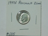 1947D ROOSEVELT DIME BU