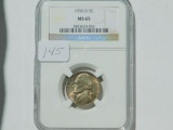 1950D JEFFERSON NICKEL (KEY DATE) NGC MS65