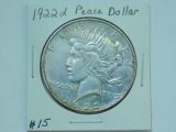 1922D PEACE DOLLAR (POLISHED) AU