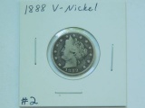 1888 V-NICKEL (A SEMI KEY) F