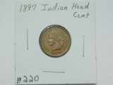 1897 INDIAN HEAD CENT AU