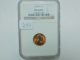 1954S LINCOLN CENT NGC MS66 RD