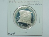 1987S U.S. CONSTITUTION SILVER DOLLAR PF