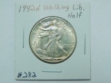 1942D WALKING LIBERTY HALF BU