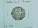 1908O BARBER QUARTER XF