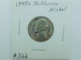 1940S JEFFERSON NICKEL BU