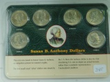 SUSAN B. ANTHONY DOLLAR SET IN HOLDER BU