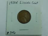 1931D LINCOLN CENT XF
