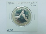 1988S U.S. OLYMPIC SILVER DOLLAR PF