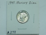 1941 MERCURY DIME (SHARP) BU