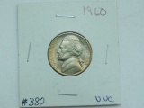 1960 JEFFERSON NICKEL BU