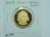 2007S JAMES MADISON DOLLAR PF