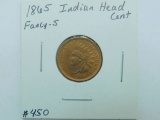 1865 INDIAN HEAD CENT BU