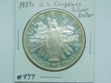 1989S U.S. CONGRESSIONAL SILVER DOLLAR PF