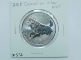 2018 CANADIAN SILVER WOLF BU