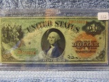 FR-18 $1. LEGAL TENDER 1869 LARGE RED SEAL NOTE UNC