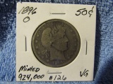 1896O BARBER HALF 