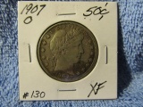 1907O BARBER HALF XF