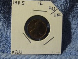 1911S LINCOLN CENT AU+