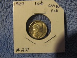 1927 MERCURY DIME BU FSB