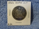 1861O SEATED HALF (NICE) AU