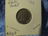 1913 TYPE-1 BUFFALO NICKEL F