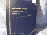 1938-61D JEFFERSON NICKELS SET IN FOLDER (MISSING 1950D)