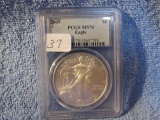 2009 SILVER EAGLE PCGS MS70