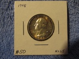 1948 WASHINGTON QUARTER BU