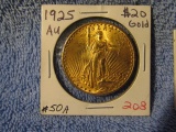 1925 $20. SAINT GAUDENS GOLD PIECE AU