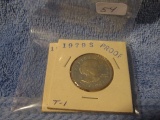 1979S TYPE-1 & 2 SUSAN B. ANTHONY DOLLARS (2-COINS) PF