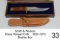 Smith & Wesson    Texas Ranger Knife    1823-1973    Display Box