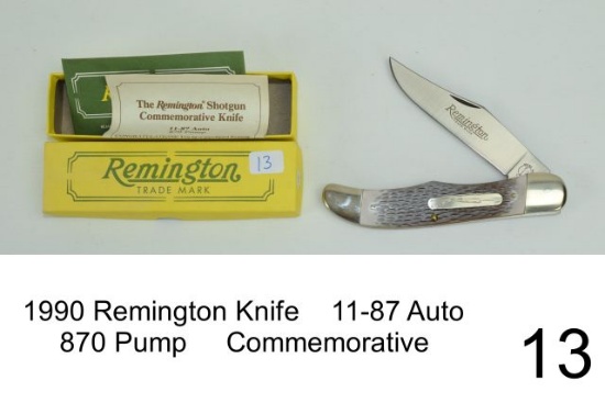 1990 Remington Knife    11-87 Auto    870 Pump     Commemorative