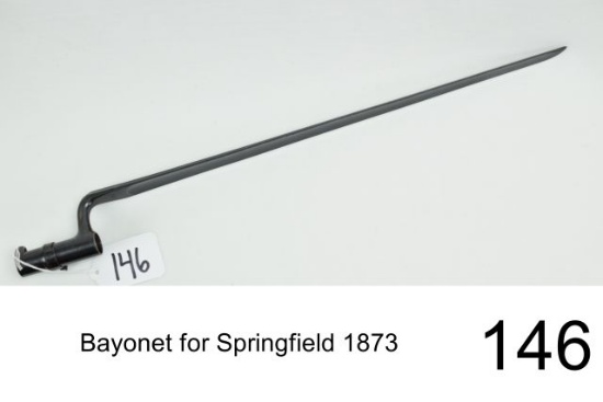 Bayonet for Springfield 1873    No Scabbard